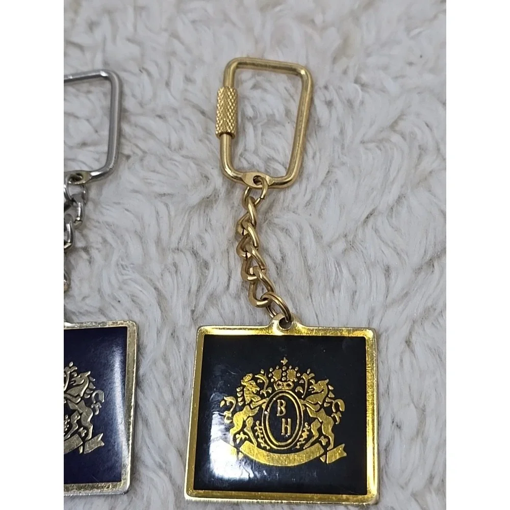 2 Vintage Benson & Hedges Cigarettes Keychains Key Fob Tobacco Advertising Promo